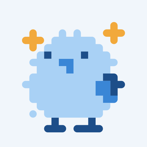 まぼろしのあおいひよのドット絵アイコン