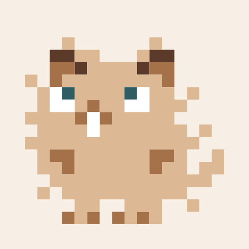 もふもふもふねこひよのドット絵アイコン