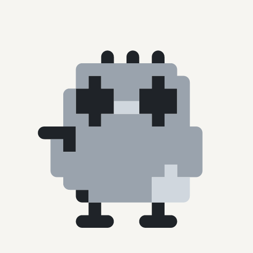 Mujihinahittoman Hiyo, a pixel-art icon