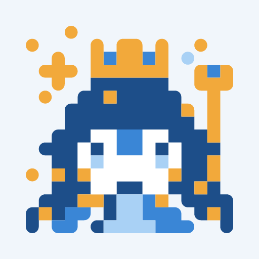 ぷりんせすポセイどっとんのドット絵アイコン