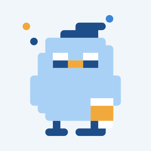 Neoki Hiyo, a pixel-art icon