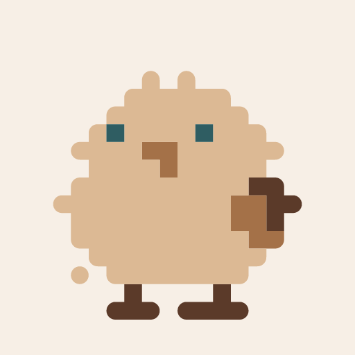 Shimaenaga Hiyo, a pixel-art icon