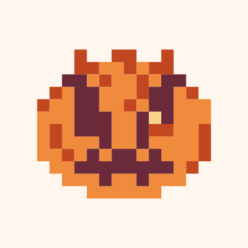 げきおこぷんぷんまるかぼちゃんのドット絵アイコン