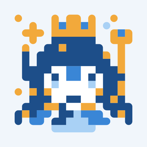 Kuiin Poseidotton, a pixel-art icon