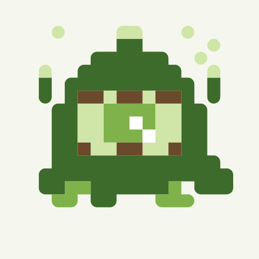 ぎょろめどっとんのドット絵アイコン