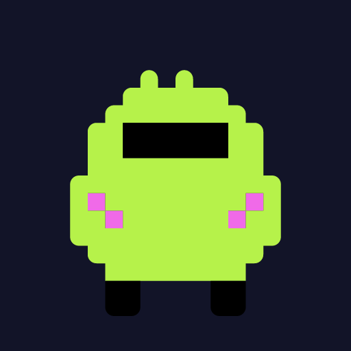 Shinkansen Hiyo, a pixel-art icon