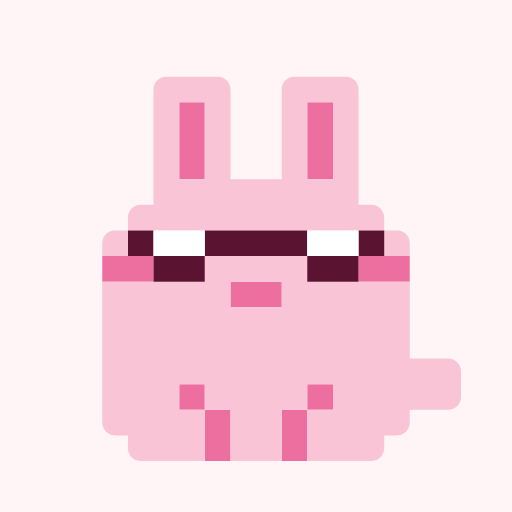 インテリうさたんのドット絵アイコン