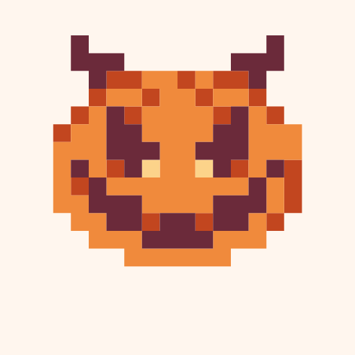 Akuma Kabochan, a pixel-art icon