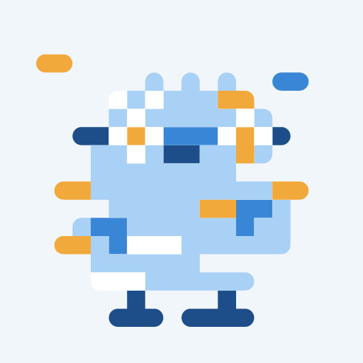 Guritchi Hiyo, a pixel-art icon