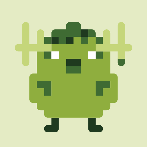 Kamino Hiyo, a pixel-art icon