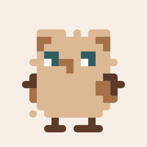 ミミズクひよのドット絵アイコン