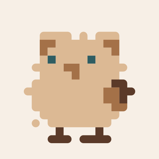 ミミズクひよのドット絵アイコン