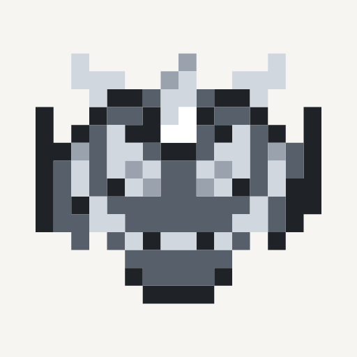 ダークスカルデビルかぼちゃんのドット絵アイコン