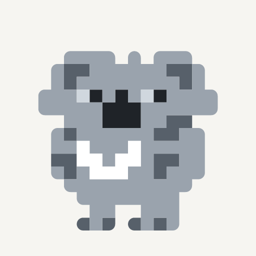 コアラひよのドット絵アイコン