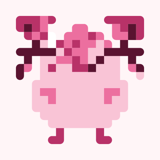 Parasaito Hiyo, a pixel-art icon