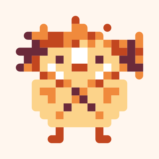 Zokuchou Hiyo, a pixel-art icon