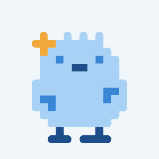 Suterakirakira Hiyo, a pixel-art icon