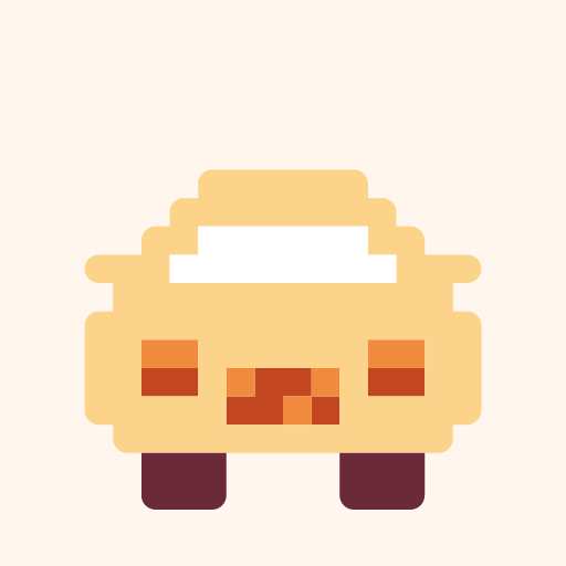 あんぜんうんてんひよのドット絵アイコン