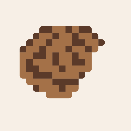 Tabesusumehanbaagu Kabochan, a pixel-art icon