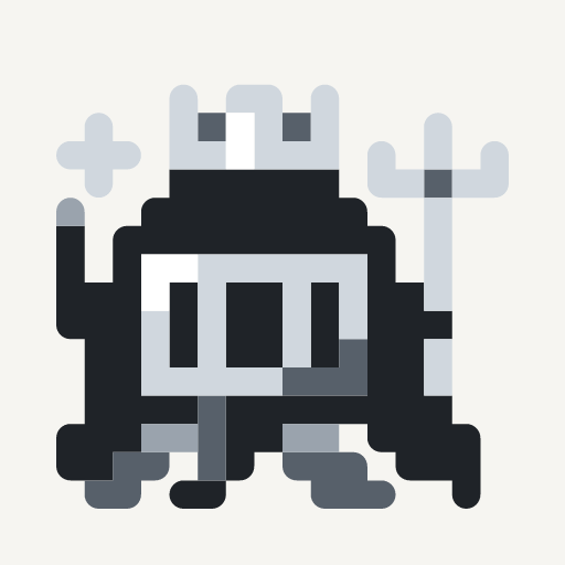 Metarunaito Poseidotton, a pixel-art icon