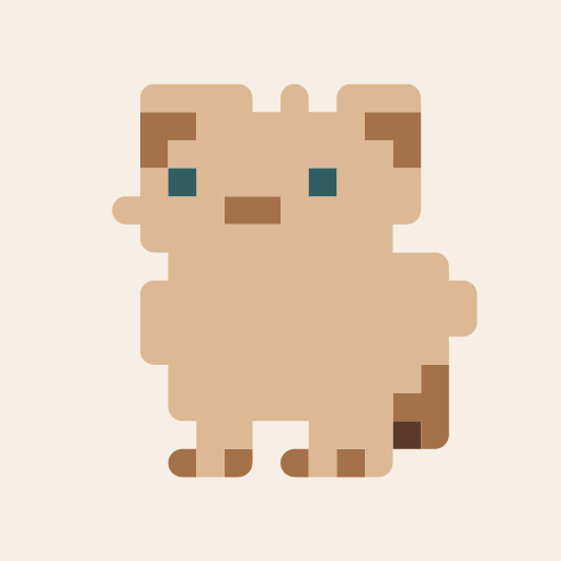 けをカットしたひよのドット絵アイコン