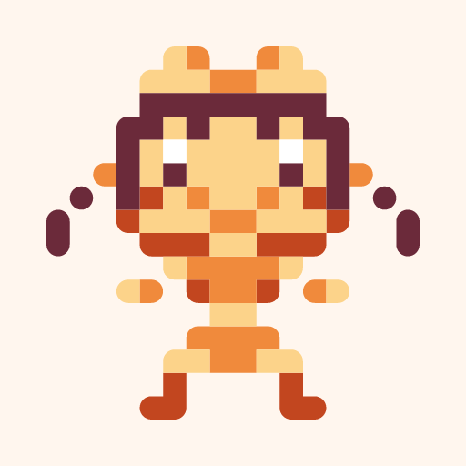 ビキニひよのドット絵アイコン