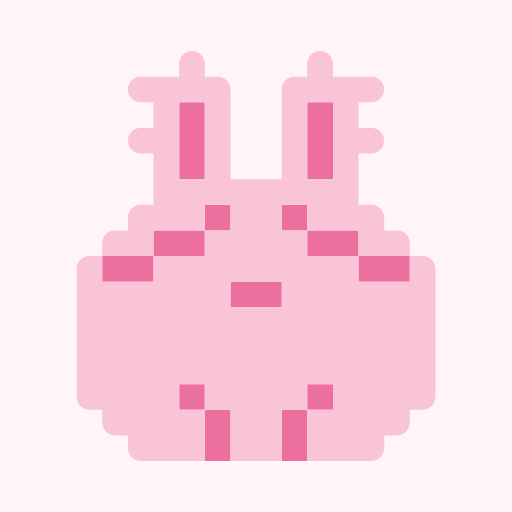 アンゴラうさたんのドット絵アイコン