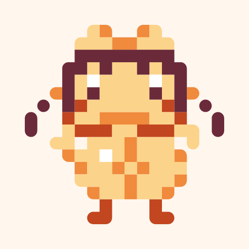 Ringetsu Hiyo, a pixel-art icon