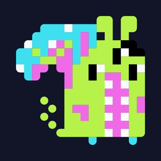 おおぐちエイリアンひよたけのドット絵アイコン
