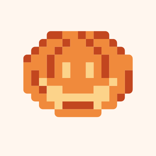 Sumairu Kabochan, a pixel-art icon