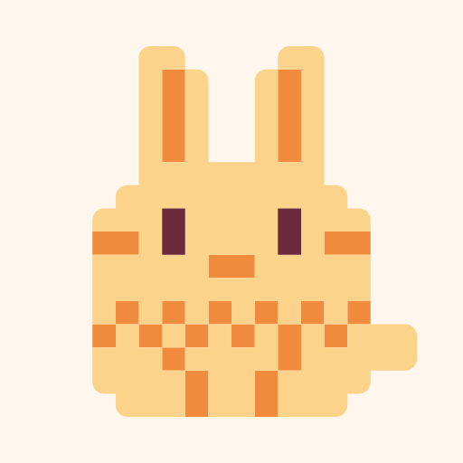 がらつきうさたんのドット絵アイコン