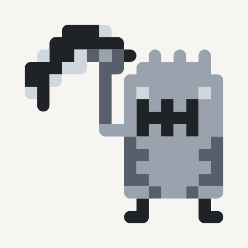 スケルトンひよたけのドット絵アイコン