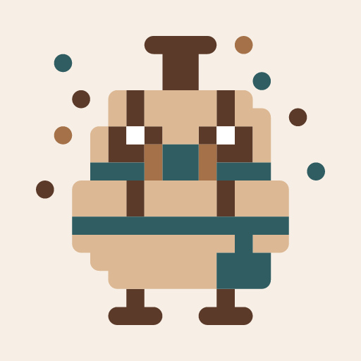 Gasumasuku Hiyo, a pixel-art icon