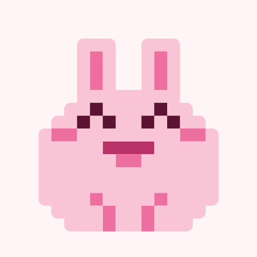まんめんのえみうさたんのドット絵アイコン