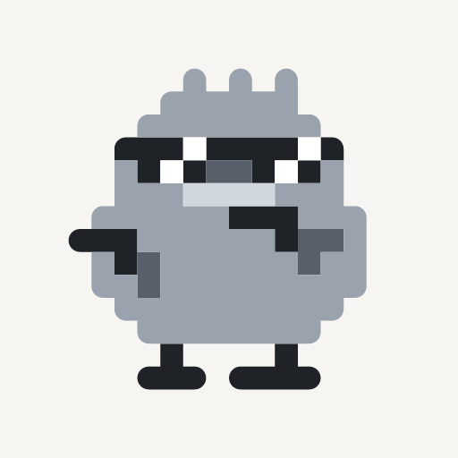 Hittoman Hiyo, a pixel-art icon