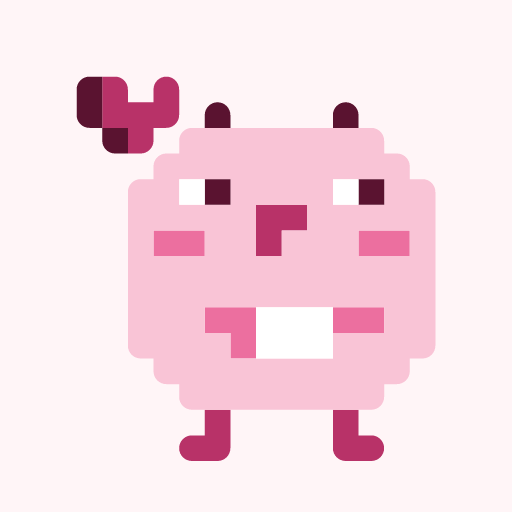 てがみドキドキひよのドット絵アイコン