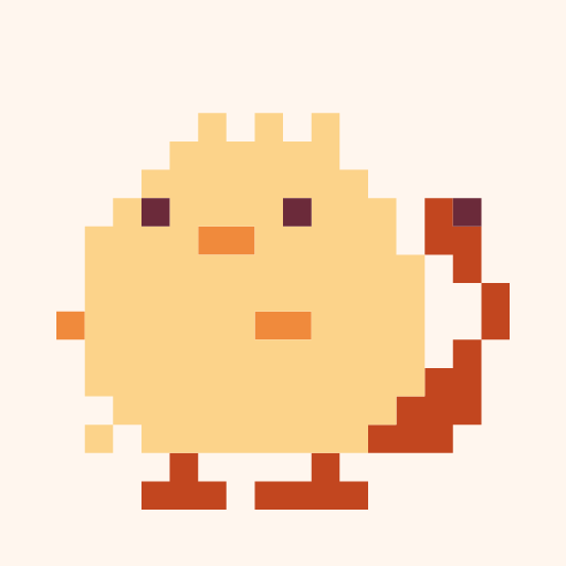 Kokatorisu Hiyo, a pixel-art icon