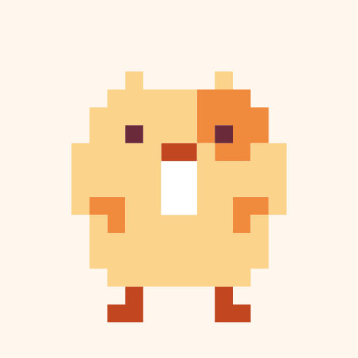 ハムスターひよのドット絵アイコン