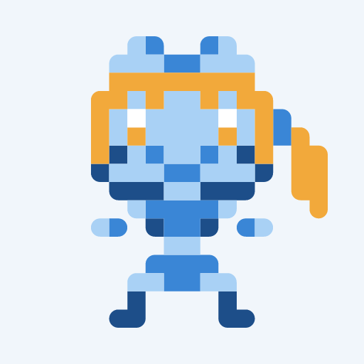 Shiisaidobikini Hiyo, a pixel-art icon