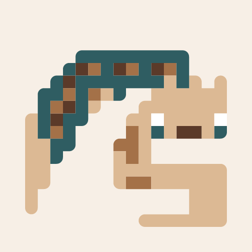 Hebi Hiyotake, a pixel-art icon