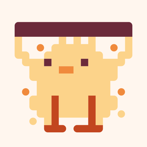 Dandansemaru Hiyo, a pixel-art icon