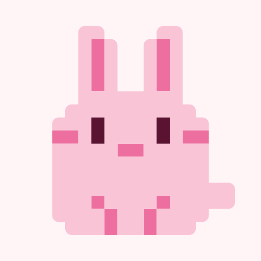 みみわれうさたんのドット絵アイコン