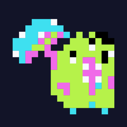 Kuchisake Hiyotake, a pixel-art icon