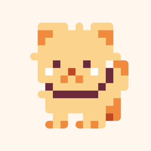 くびわつきのいぬひよのドット絵アイコン