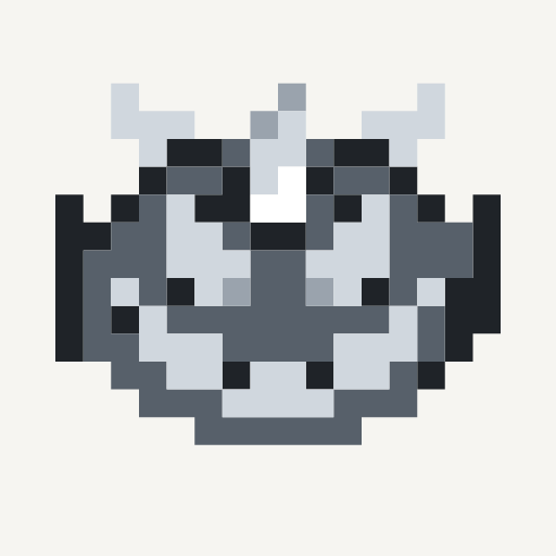 さんぼんづのでびるかぼちゃんのドット絵アイコン