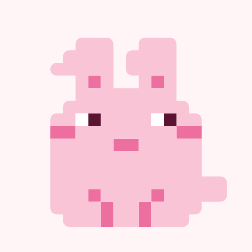 Oremimiusa Hiyo, a pixel-art icon