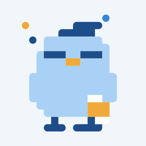 Oyasumi Hiyo, a pixel-art icon