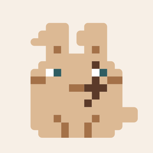 おやぶんうさひよのドット絵アイコン