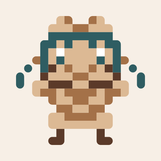 Minzokuishou Hiyo, a pixel-art icon