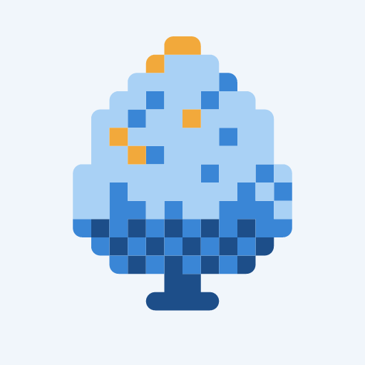 Kakigoori Hiyo, a pixel-art icon